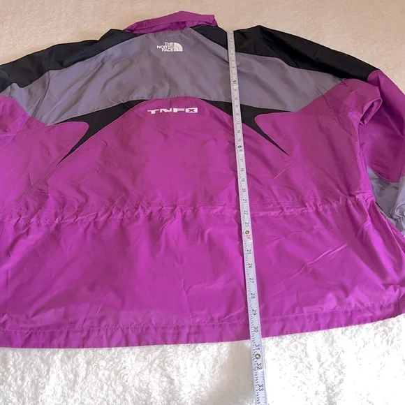 The North Face TNF X Relaxed Fit Colorblock Jacket‎ Purple/Gray XXL NWT - Picture 4 of 12